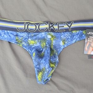 Jockey Sport® Stability Pouch Microfiber Thong - Size XL (40"-42")